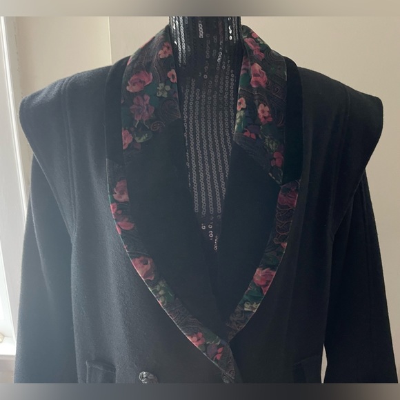 Vintage Outer Profile Clothing Ltd Black Victorian Style Coat - Picture 4 of 16